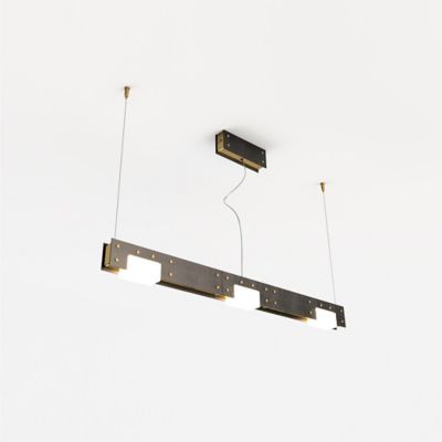 Intueri Light Cubi LED Linear Chandelier - Color: White - Size: 30 - 03.