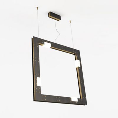 Intueri Light Cubi LED Pendant - Color: White - Size: Large - 04.650-1U-BRP