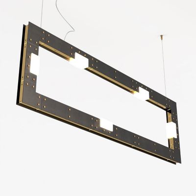 Cubi LED Rectangular Linear Suspension