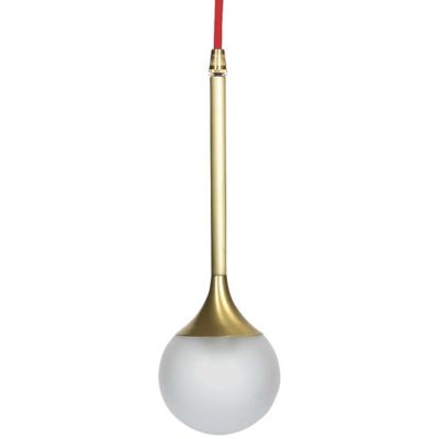 Intueri Light Solo Pendant - Color: Brass - SS1-105RED