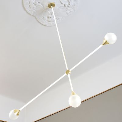 Intueri Light Bullarum SI-3 Chandelier - Color: White - Size: 3 light - SI-