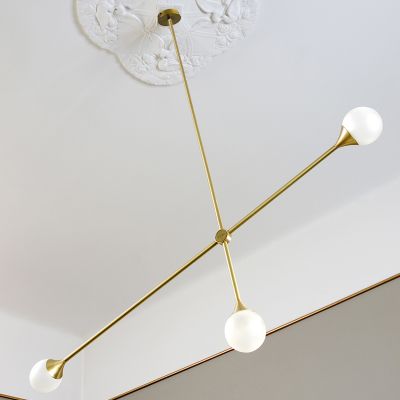 Intueri Light Bullarum SI-3 Chandelier - Color: Brass - Size: 3 light - SI-