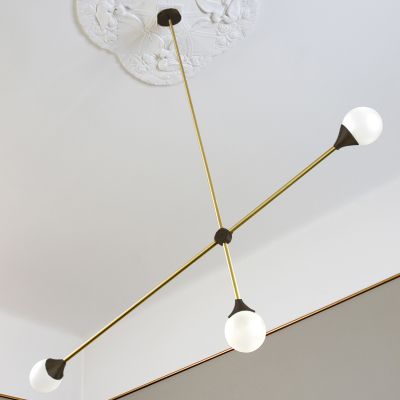 Intueri Light Bullarum SI-3 Chandelier - Color: Brass - Size: 3 light - SI-