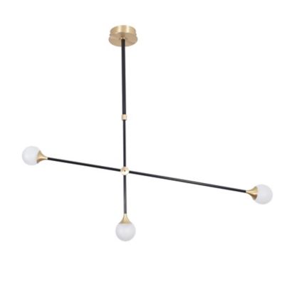 Intueri Light Bullarum SI-3 Chandelier - Color: Black - Size: 3 light - SI-