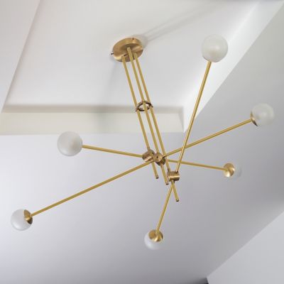 Intueri Light Bullarum SI-6 Chandelier - Color: Metallics - SI-6-BRA/BB