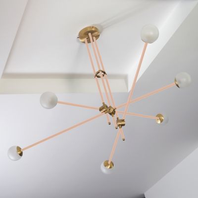 Intueri Light Bullarum SI-6 Chandelier - Color: Metallics - SI-6-COP/BB