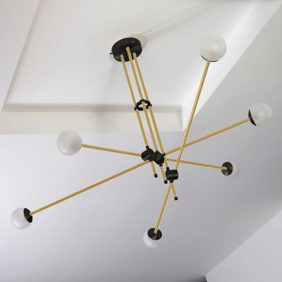 Intueri Light Bullarum SI-6 Chandelier - Color: Metallics - SI-6-BRA/PDB