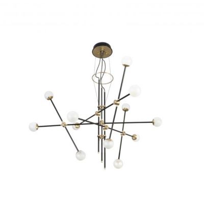 Intueri Light Bullarum ST-12 4 Metal Edition Chandelier - Color: Brass - ST