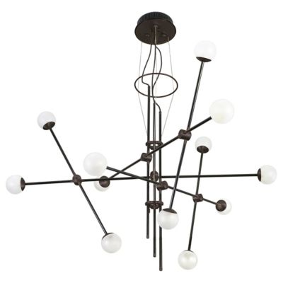 Intueri Light Bullarum ST-12 Chandelier - Color: Metallics - Size: 12 light