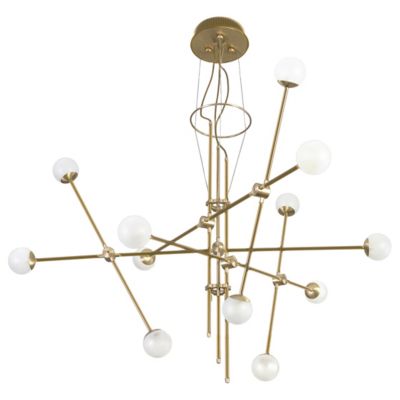 Intueri Light Bullarum ST-12 Chandelier - Color: Metallics - Size: 12 light