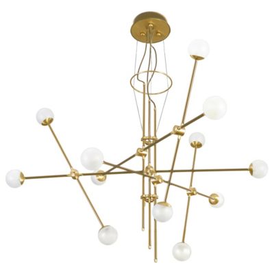 Intueri Light Bullarum ST-12 Chandelier - Color: Metallics - Size: 12 light