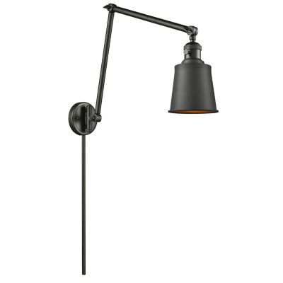 Alder & Ore Kailyn Plug-In Swing Arm Wall Sconce - Color: Bronze - Size: 1 light
