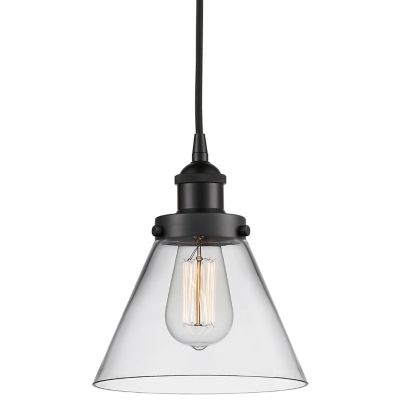 Alder & Ore Reef Mini Pendant Light - Color: Black - Size: 1 light