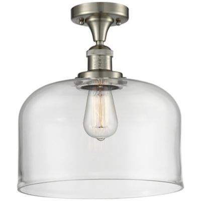 Alder & Ore Moriah Semi-Flushmount Light - Color: Silver - Size: Large