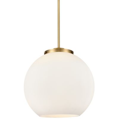 Alder & Ore Kody Large Pendant Light - Color: White - Size: Medium