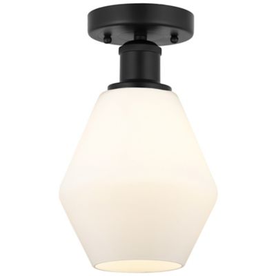 Alder & Ore Coco Semi-Flushmount Light - Color: White - Size: Small