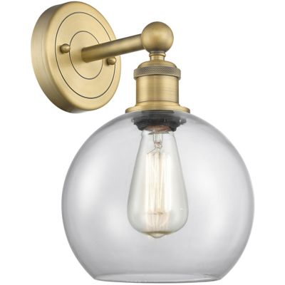 Alder & Ore Pritchett Globe Wall Sconce - Color: Brass - Size: 1 light