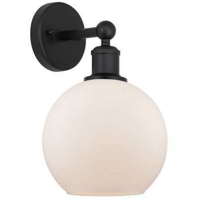 Alder & Ore Pritchett Globe Wall Sconce - Color: Black - Size: 1 light