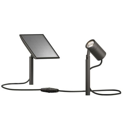 IP44.de Piek LED Solar Path Light - Color: Brown - IP-93076-CB