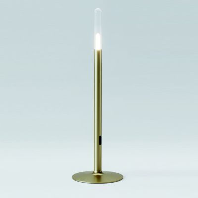 IP44.de Glim Outdoor Rechargeable LED Table Lamp - Color: Gold - IP-93910-T