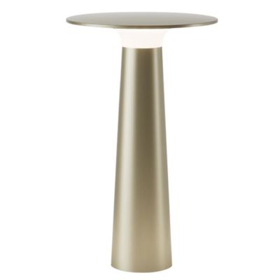 IP44.de Lix Outdoor Rechargeable LED Table Lamp - Color: Gold - IP-93930-TG