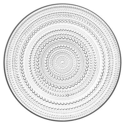 Iittala Kastehelmi Large Plate - Color: Clear - 1007340