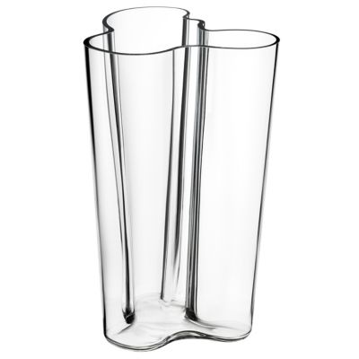 Iittala Aalto Finlandia Vase - Color: Clear - Size: 10 - 1007154