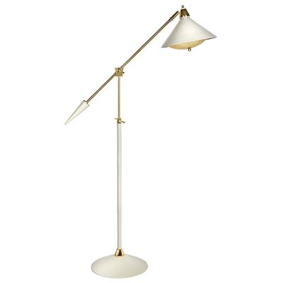 Jonathan Adler Maxime Task Floor Lamp - Color: White - Size: 1 light - 2186