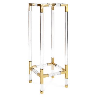 JAD669126 Jonathan Adler Jacques Pedestal - Color: Clear - 1 sku JAD669126