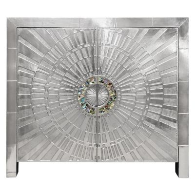 Jonathan Adler Talitha Cabinet - Color: Silver - 22517