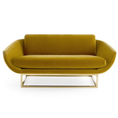 Jonathan Adler Beaumont Settee - Color: Yellow - 32467