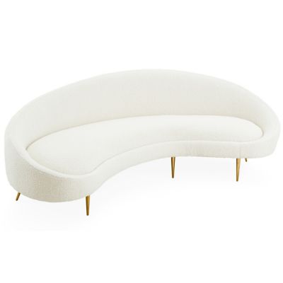 JAD2308089 Jonathan Adler Ether Curved Sofa - Color: White -  sku JAD2308089