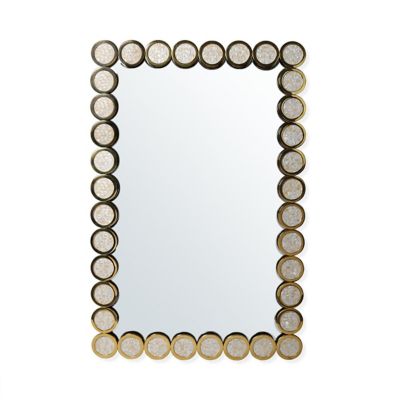 Jonathan Adler Rings Mirror - Color: Silver - 27687