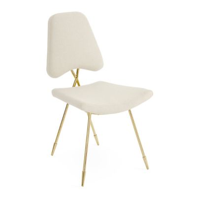 JAD2109221 Jonathan Adler Maxime Dining Chair - Color: White  sku JAD2109221