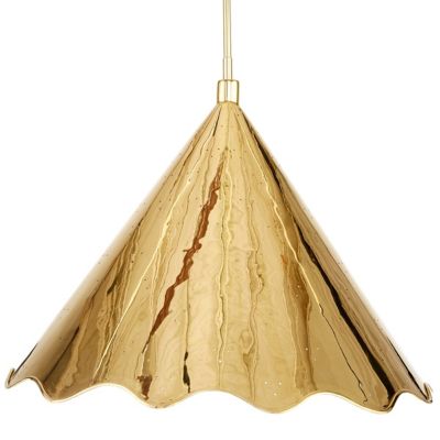 JAD2244574 Jonathan Adler Ripple Pendant Light - Color: Gold  sku JAD2244574