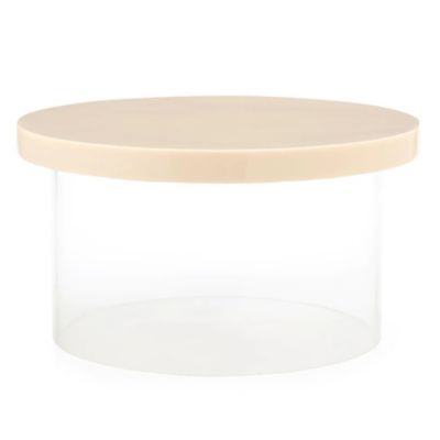 Jonathan Adler Acrylic Dot Coffee Table - Color: Cream - 33331