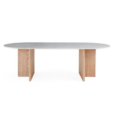 Jonathan Adler Brussels T-Base Dining Table - Color: White - 32287