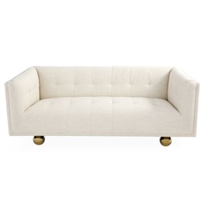 JAD2407775 Jonathan Adler Claridge Apartment Sofa - Color: Wh sku JAD2407775