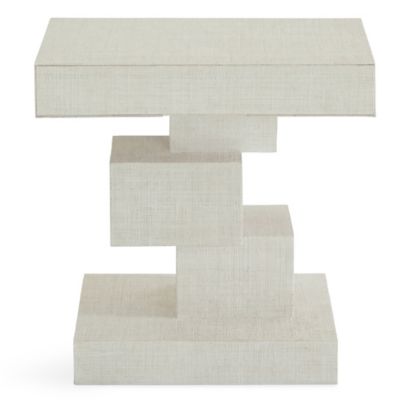 JAD2407793 Jonathan Adler Cubist Side Table - Color: White -  sku JAD2407793