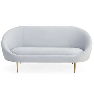 Jonathan Adler Ether Apartment Sofa - Color: Blue - 32473