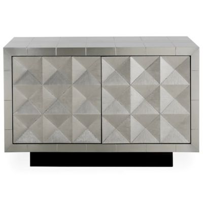 Jonathan Adler Talitha Two-Door Console - Color: Silver - 32679