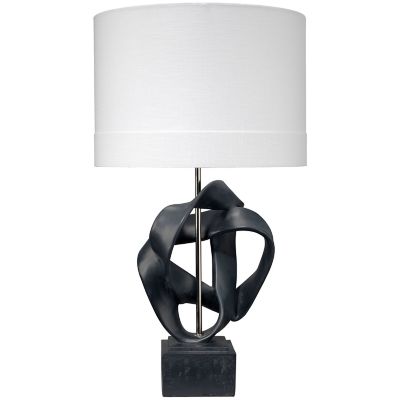 Jamie Young Co. Intertwined Table Lamp - Color: White - Size: 1 light - 9IN