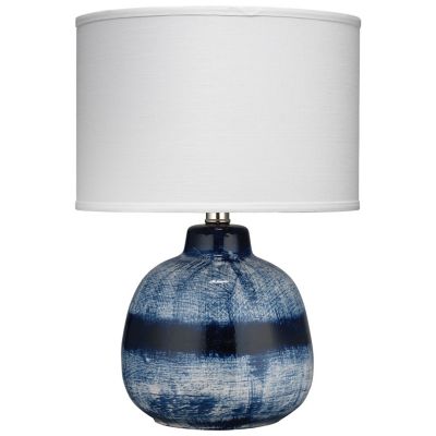 Jamie Young Co. Batik Table Lamp - Color: White - Size: 1 light - 9BATIKSM1