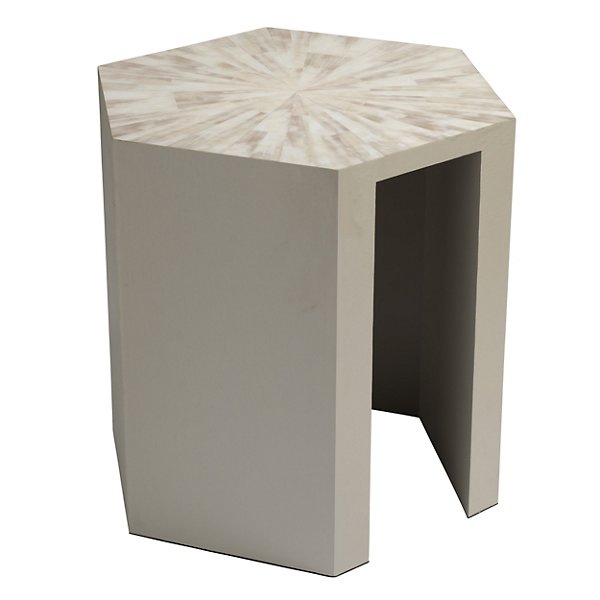 Radiant Side Table - Color: Grey - Jamie Young Co. 20RADI-STGR