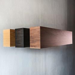 Light Three Linear LED Wood Pendant
