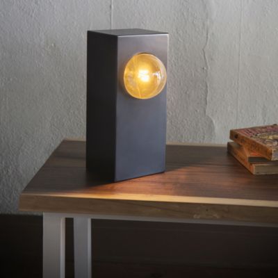 John Beck Steel Complete Guide to Audio Vol. II Table Lamp - Color: Black -