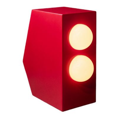 John Beck Steel Monitor Floor Lamp - Color: Red - Size: 2 light - JBSL-MONI