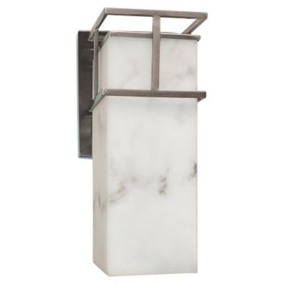 Justice Design Group LumenAria Structure Outdoor Wall Sconce - Color: Silve