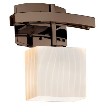 Justice Design Group Fusion Archway ADA Wall Sconce - Color: White - Size: 