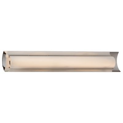 Justice Design Group Fusion Lineate LED Vanity Light - Color: White - Size